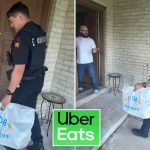 Texas cop delivers Uber Eats order after arresting delivery driver