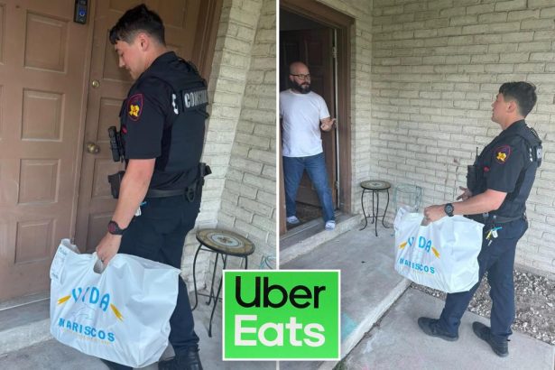 Texas cop delivers Uber Eats order after arresting delivery driver