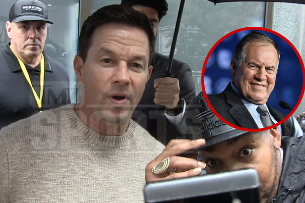 Mark Wahlberg Wants to Play Belichick in Movie, Double Date W/ Coach & Jordon Hudson
