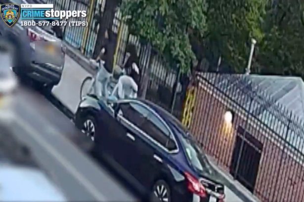 Woman, 44, struck by apparent stray bullet when Citi Bike-riding teens open fire in NYC