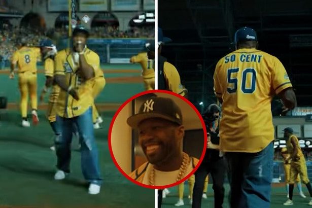 50 Cent’s ‘Worst Pitch in History’ Do-Over at Savannah Bananas Baseball Game