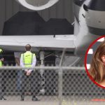 Taylor Swift Lands in California for Selena Gomez’s Wedding, Covers Up With Umbrellas