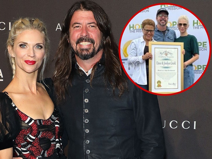 Dave Grohl & Wife Jordyn Blum Make Rare Public Appearance at Charity Event