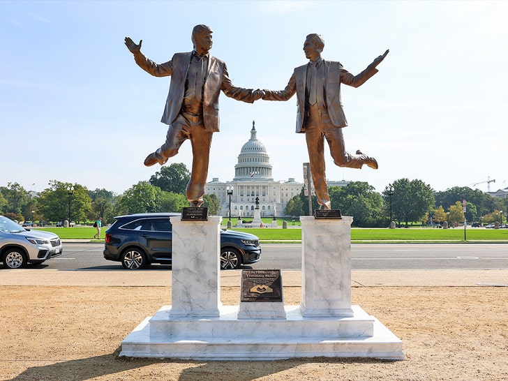 Statue of Trump and Epstein Holding Hands Removed From D.C. National Mall