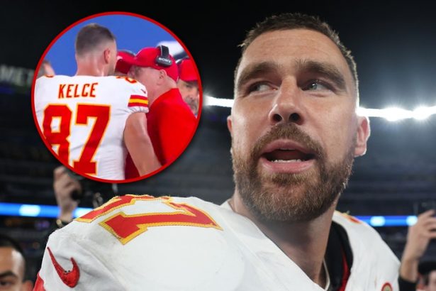 Travis Kelce Butts Heads With Chiefs Coach Andy Reid During Giants Game