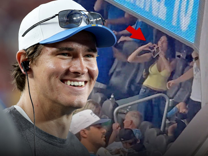 Madison Beer Supports Justin Herbert At Chargers Game