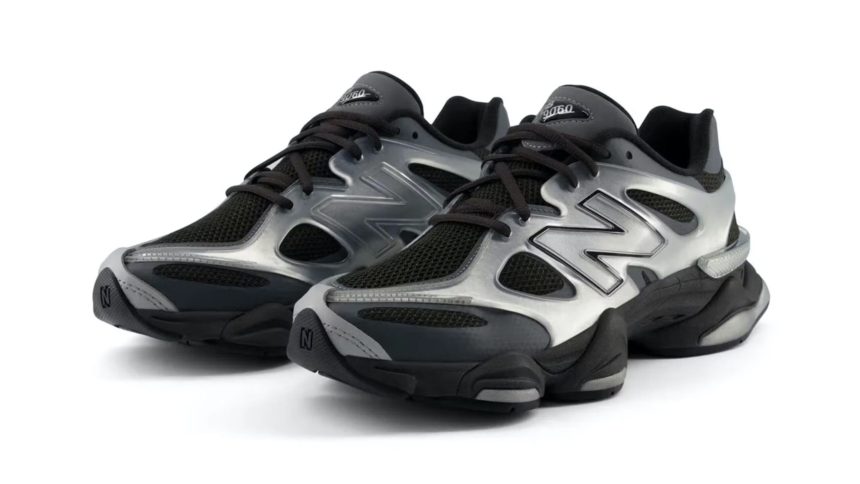 New Balance 9060 X Drops In Bold ‘Green/Black’ And ‘Silver/Black’ Colorways This Fall