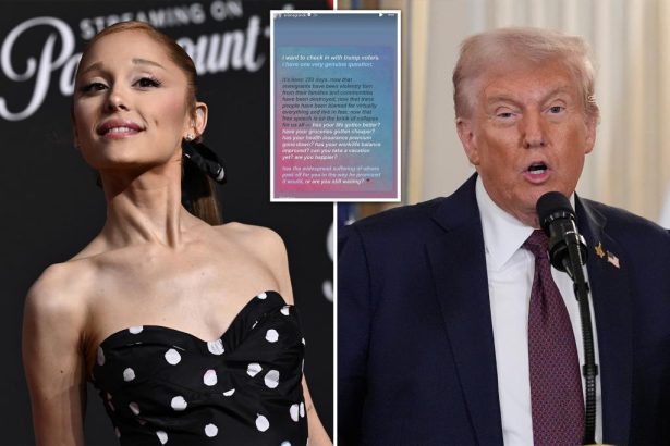White House issues blistering response to Ariana Grande’s anti-Trump voter message: ‘Save your tears’