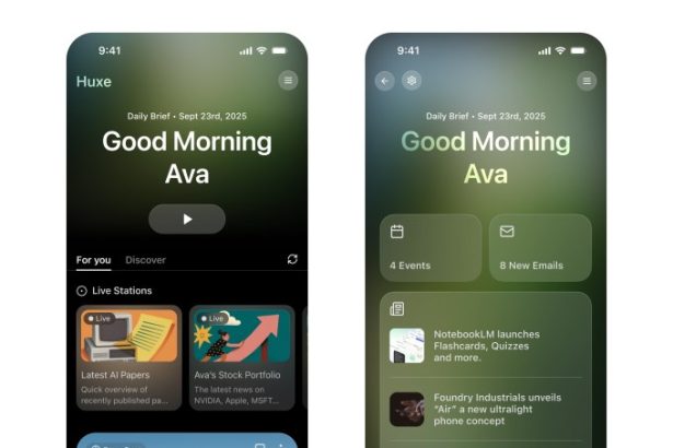 Former NotebookLM devs’ new app, Huxe, taps audio to help you with news and research