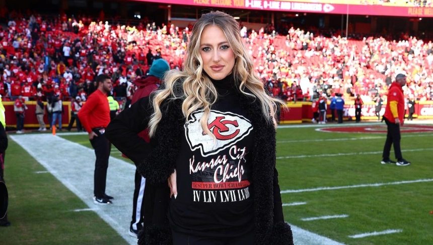 Brittany Mahomes Slays in All-Red for Kansas City Chiefs Home Game