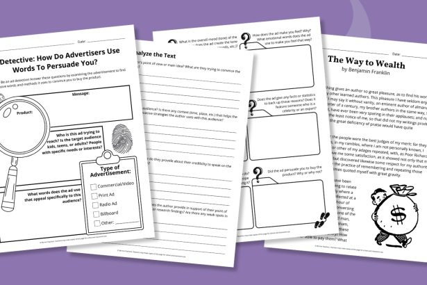 Free Persuasive Essay Worksheet Bundle (Activities & Examples!)