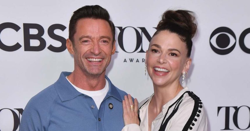 Hugh Jackman and Sutton Foster Seen Traveling in NYC Outing