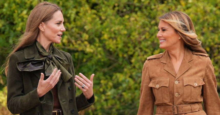 Kate Middleton’s 5 Secret Words to Melania Trump Revealed by Lip Reader
