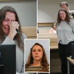 Madison Bergmann, teacher accused of ‘making out’ with 5th-grader, weeps in court as she accepts plea agreement