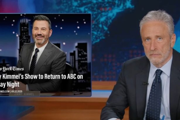 Jon Stewart Celebrates Return of Jimmy Kimmel After ABC Suspension: ‘Pretending That You Were Going to Cancel Hulu’ Subscriptions ‘Really Worked’