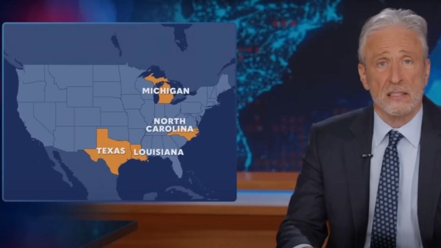 Jon Stewart Slams the Media For Playing Political Blame Game in the Wake of Mass Shootings: ‘It’s America’s New Gender Reveal Tradition’