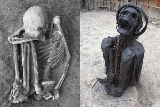 The oldest human mummies were slowly smoked 14,000 years ago
