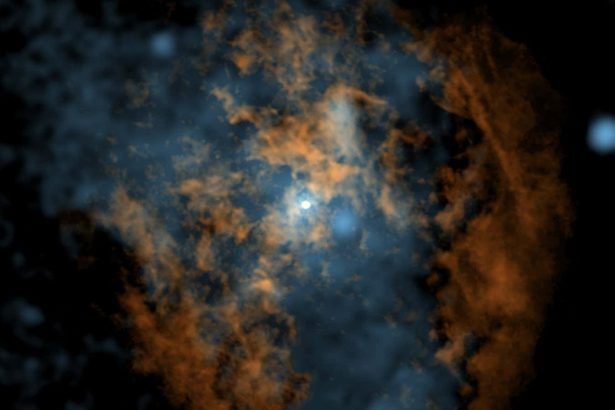 We finally found the hot wind coming out of our black hole