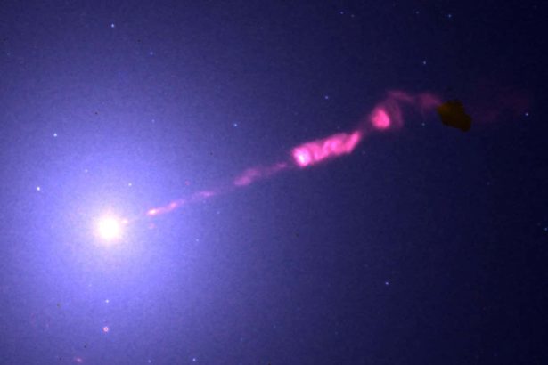 Astronomers captured an incredible view of M87’s black hole jet