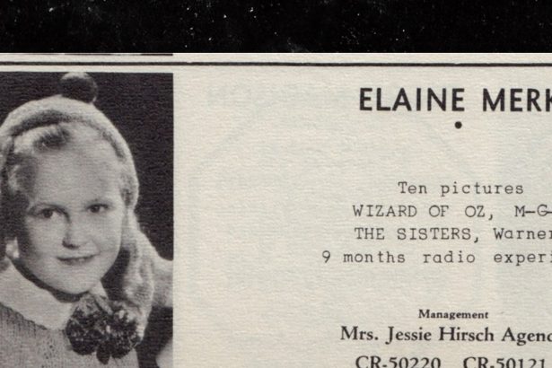 ‘The Wizard of Oz’ Munchkin Elaine Merk Binder Dead at 94