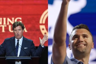 Tucker Carlson compares Charlie Kirk’s assassination with Christ’s crucifixion