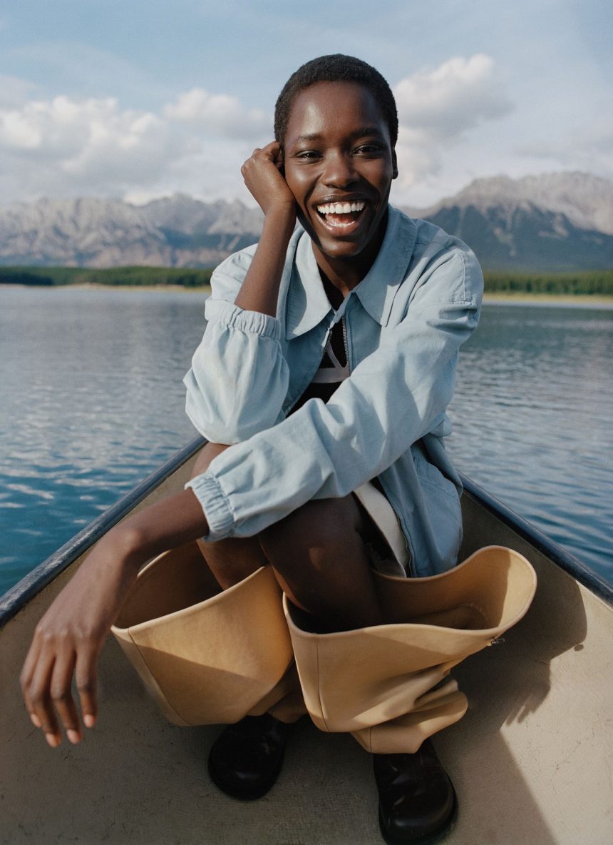 Wild at Heart: Awar Odhiang and Family Find Their Chic in the Canadian Rockies