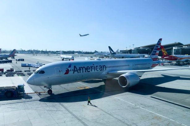 American Airlines plane aborts takeoff at LAX after cargo jet crosses runway ‘without authorization’