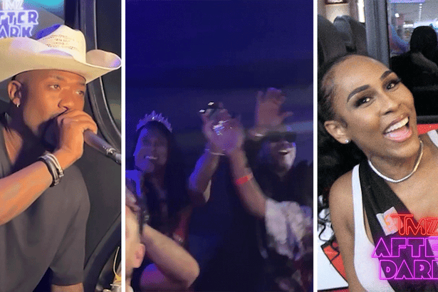 Ray J, Nia Dorsey & More Celebrate Crumbl’s Birthday With ‘TMZ After Dark’