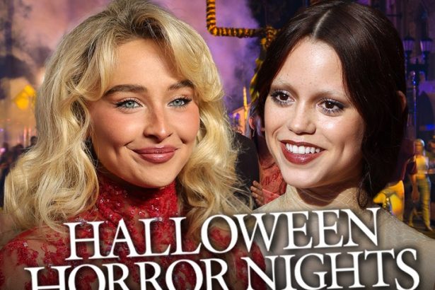 Sabrina Carpenter and Jenna Ortega Hang Out at Halloween Horror Nights