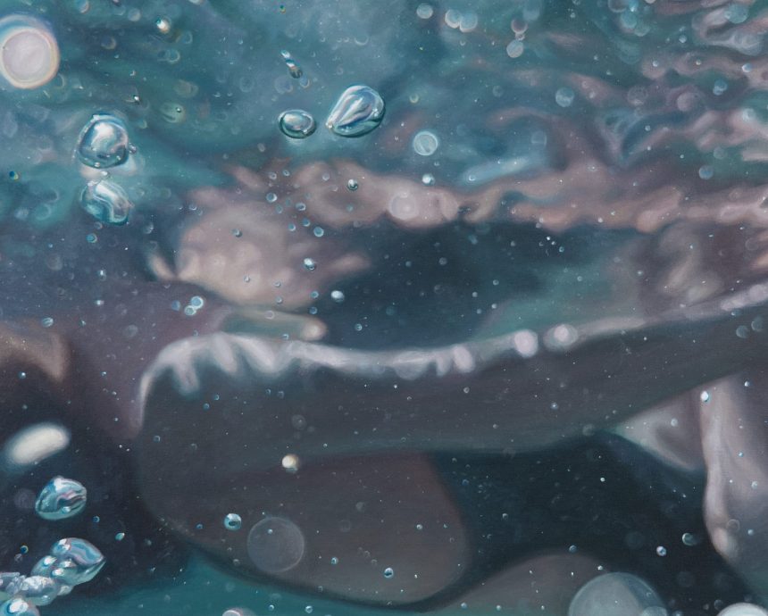 In Ethereal Paintings, Calida Rawles Plunges into the Dark Depths of Water