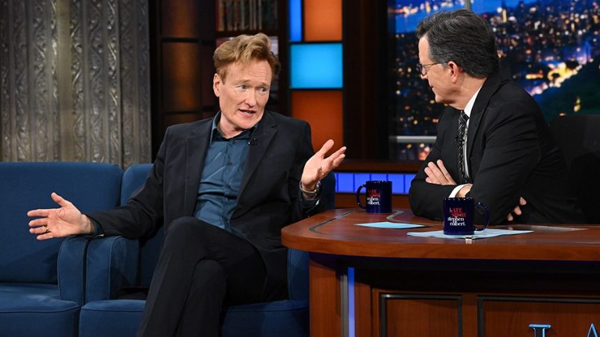 Conan O’Brien Jokes He Warned Stephen Colbert Not to ‘Speak Truth to Power’ After Leaving Late Night: During My Show, ‘I Didn’t Even Know Who Was President!’
