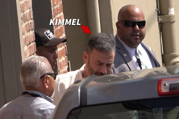 Jimmy Kimmel Arrives at Hollywood Studio to Tape ‘Live!’ After Suspension