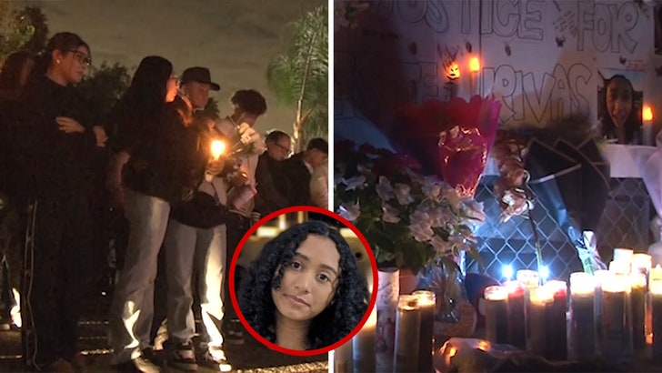 Celeste Rivas Vigil Draws Crowd of Mourners Demanding Justice