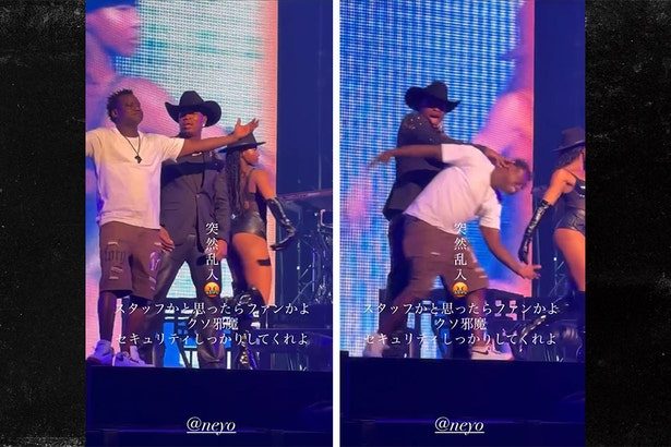 Ne-Yo Manhandles Fan Who Jumped Onstage During Japan Show on Video