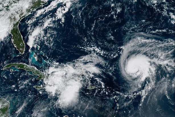 The Forecast Is Cloudy as Meteorologist Watch Two Storms Dance in the Atlantic