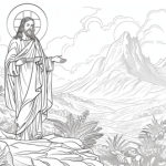 The Inspirational World of Jesus Coloring Pages