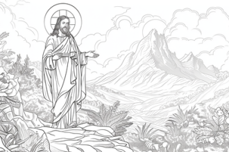 The Inspirational World of Jesus Coloring Pages