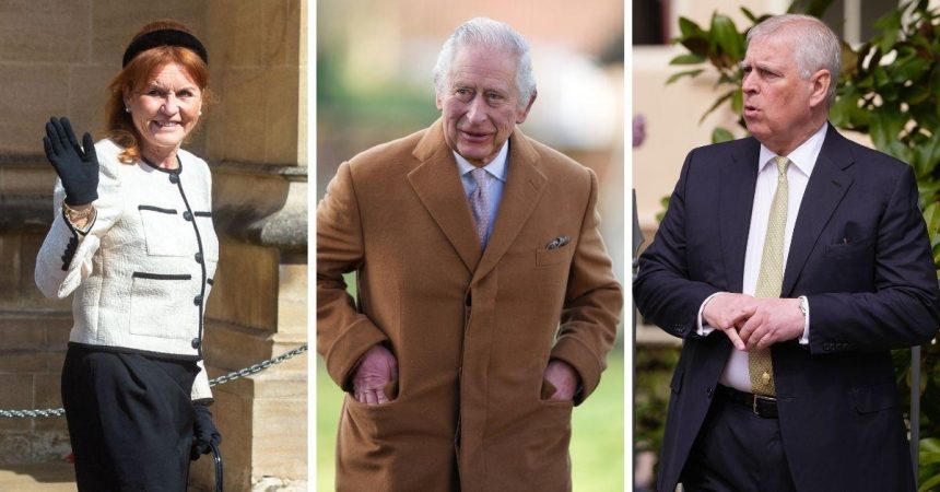EXCLUSIVE: Despairing King Charles 'Wishes Prince Andrew and Fergie Would Just Be Invisible' — 'He Wants Them to Agree to Be Out of Sight, Out of Mind'