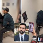 ICE agent who shoved immigrant in viral NYC court video disciplined — as Mamdani vows to fight Trump crackdown