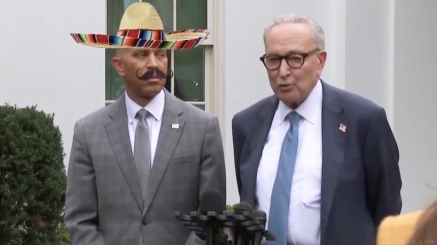 EPIC! Trump Posts Spoof Video of Hakeem Jefferies in Sombrero as Schumer Pushes Healthcare for Illegal Aliens (VIDEO) | The Gateway Pundit | by Jim Hoft