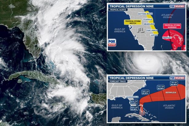 Southeast US braces as storm expected to become Hurricane Imelda gathers strength