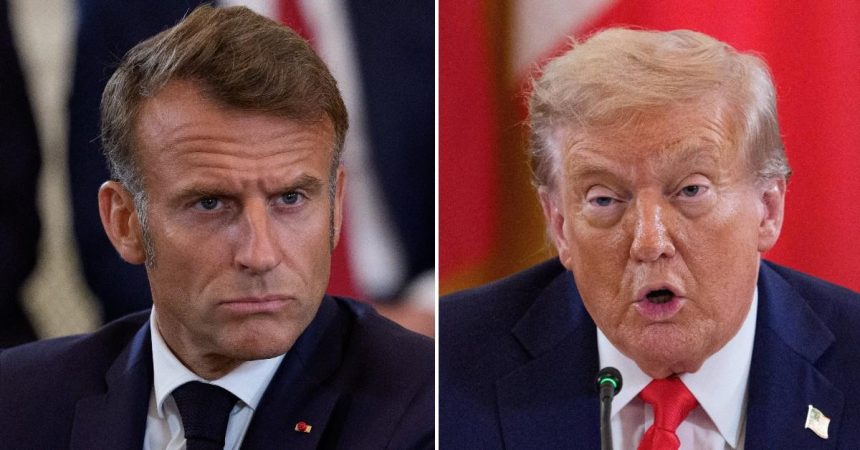 Make Way for Trump! French President Emmanuel Macron Calls The Don for Help After Suffering Major Embarrassment As His Motorcade is Stopped… Forcing Him to Walk