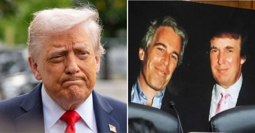 Trump Gives 'Embarrassing' Excuse for Friendship With Epstein… as Prez Desperately Tries to Bury His Connection to Late Sex Offender