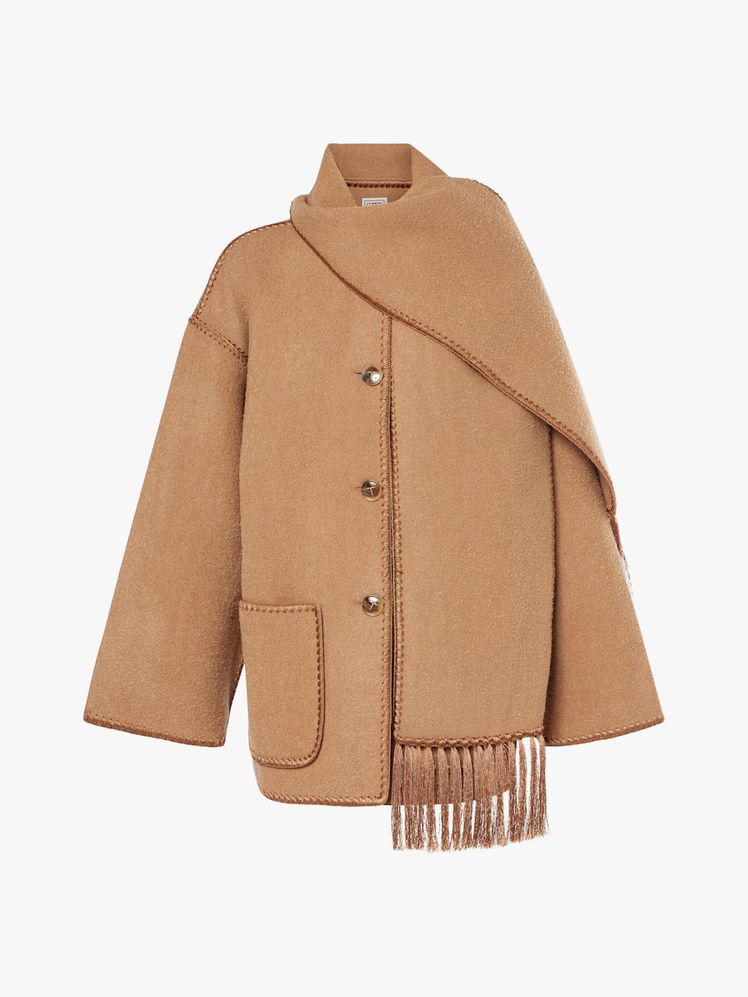 The Scarf Coat Is Back and Better Than Ever for Fall