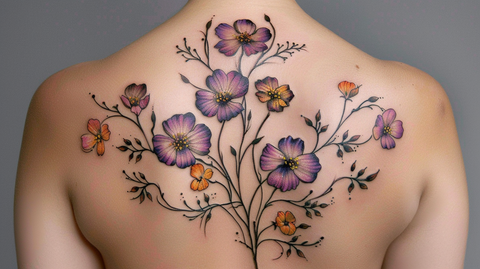 Nature’s Beauty: The Timeless Appeal of the Wildflower Tattoo