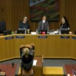 WATCH: Chaos Erupts at California School Board Meeting as Conservative Mom STRIPS to Protest District’s Woke Transgender Bathroom Policy | The Gateway Pundit | by Cullen Linebarger