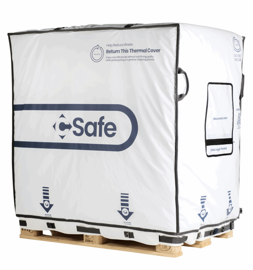 CSafe launches new reusable thermal cover for pharmaceutical manufacturers
