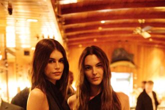 Sarah Burton’s Givenchy Draws a Star Pack—Kaia Gerber, Vittoria Ceretti, Charlize Theron—to a Post-Show Nightcap