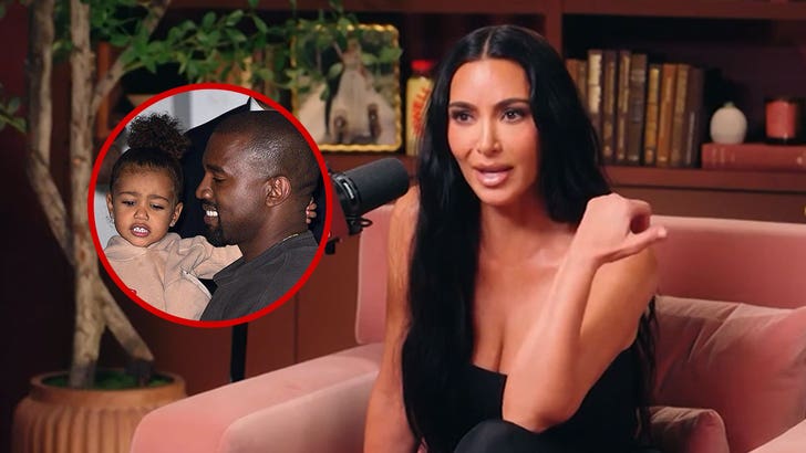 North West Called Kim Kardashian Out for Crying About Kanye West Woes