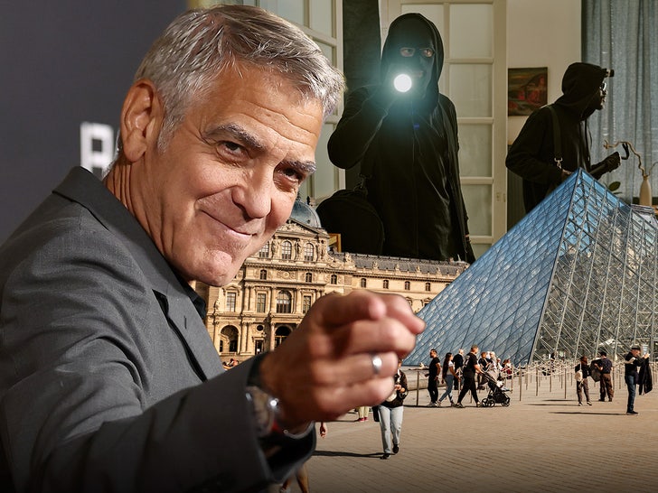 George Clooney Jokes He's 'Proud' of Thieves Who Robbed Louvre George Clooney Jokes He's 'Proud' of Thieves Who Robbed Louvre